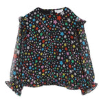 STELLA McCARTNEY camicia manica lunga fantasia stelle Nero per Bambina TV5A40 NERO STELLA McCARTNEY
