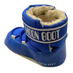 MOON BOOT stivali tinta unita con logo Cobalto per Neonato 80D3401020F002 COBALTO MOON BOOT