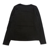 LIU JO shirt girocollo tinta unita con stampa Nero per Bambina GF4237 NERO LIU JO