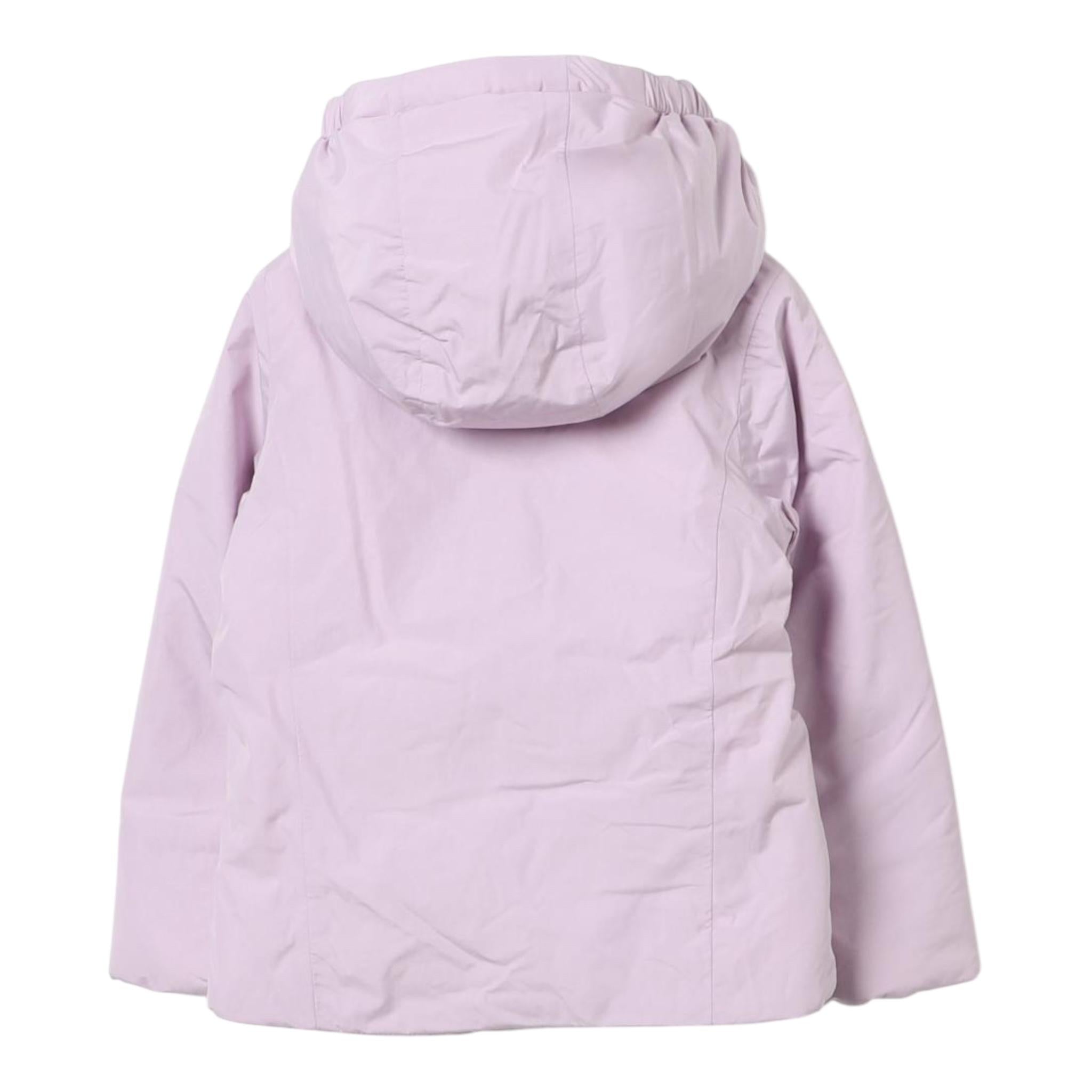K-WAY giubbino tinta unita con cappuccio Lilla per Bambina K4137WW LILLA K-WAY