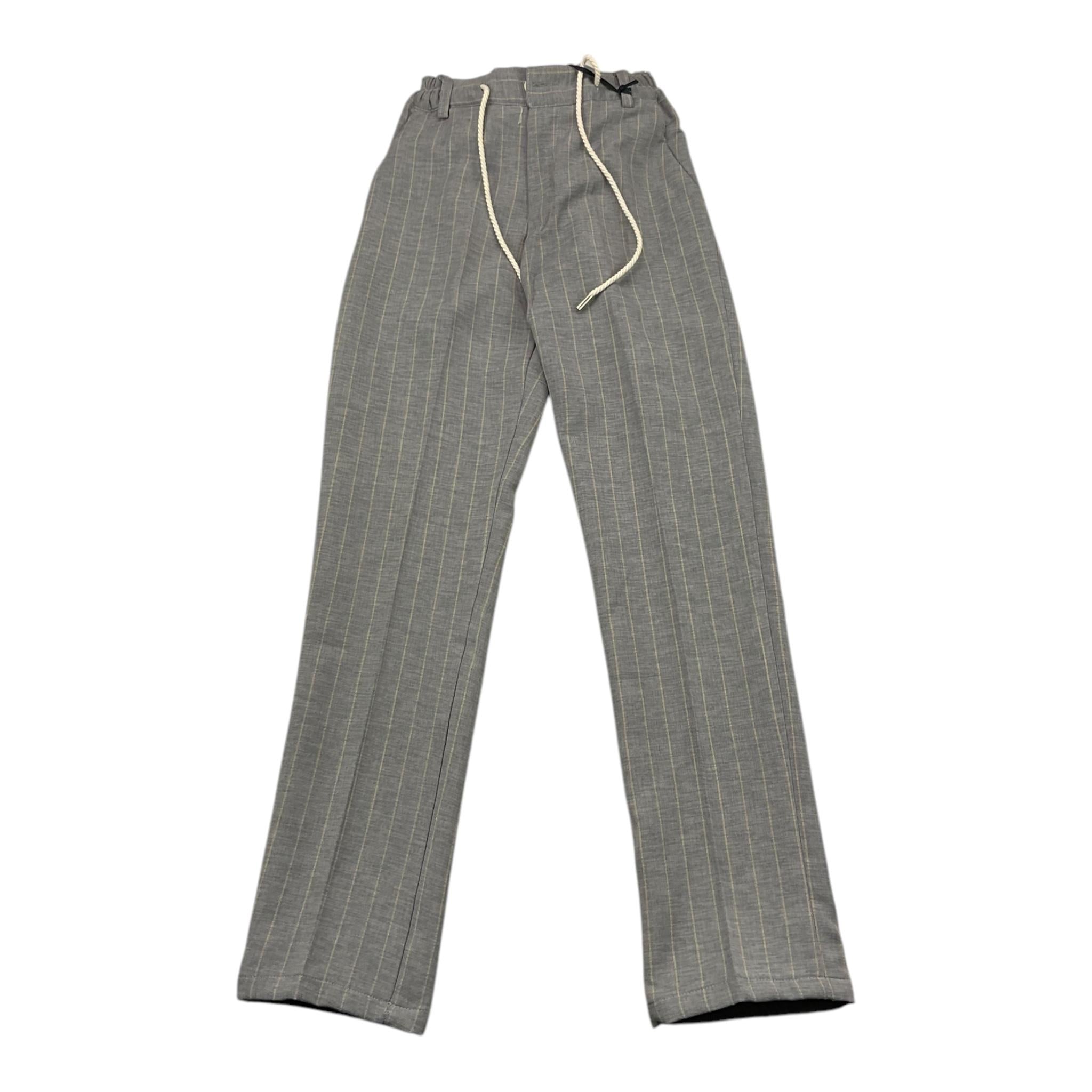 EMANUEL PRIS pantalone tinta unita con elastico in vita e fantasia Grigio per Bambino EPT6208R GRIGIO EMANUEL PRIS