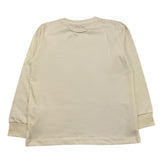 CESARE PACIOTTI shirt girocollo tinta unita con stampa Panna per Bambino TSP5368BJ PANNA CESARE PACIOTTI