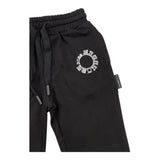 JOHN RICHMOND pantalone tuta tinta unita con logo Nero per Neonato RIA25106PA NERO JOHN RICHMOND