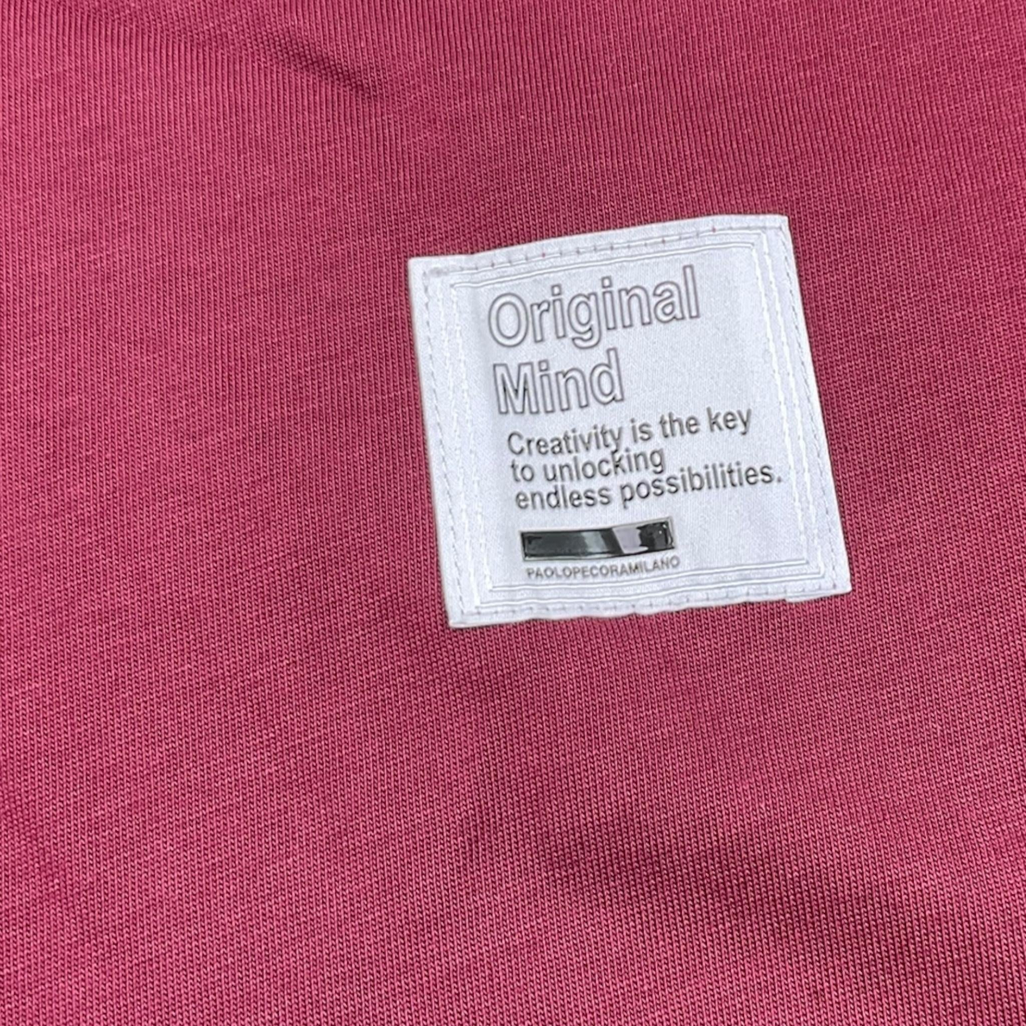 PAOLO PECORA t-shirt girocollo tinta unita Bordeaux per Bambino PP4124 BORDEAUX PAOLO PECORA