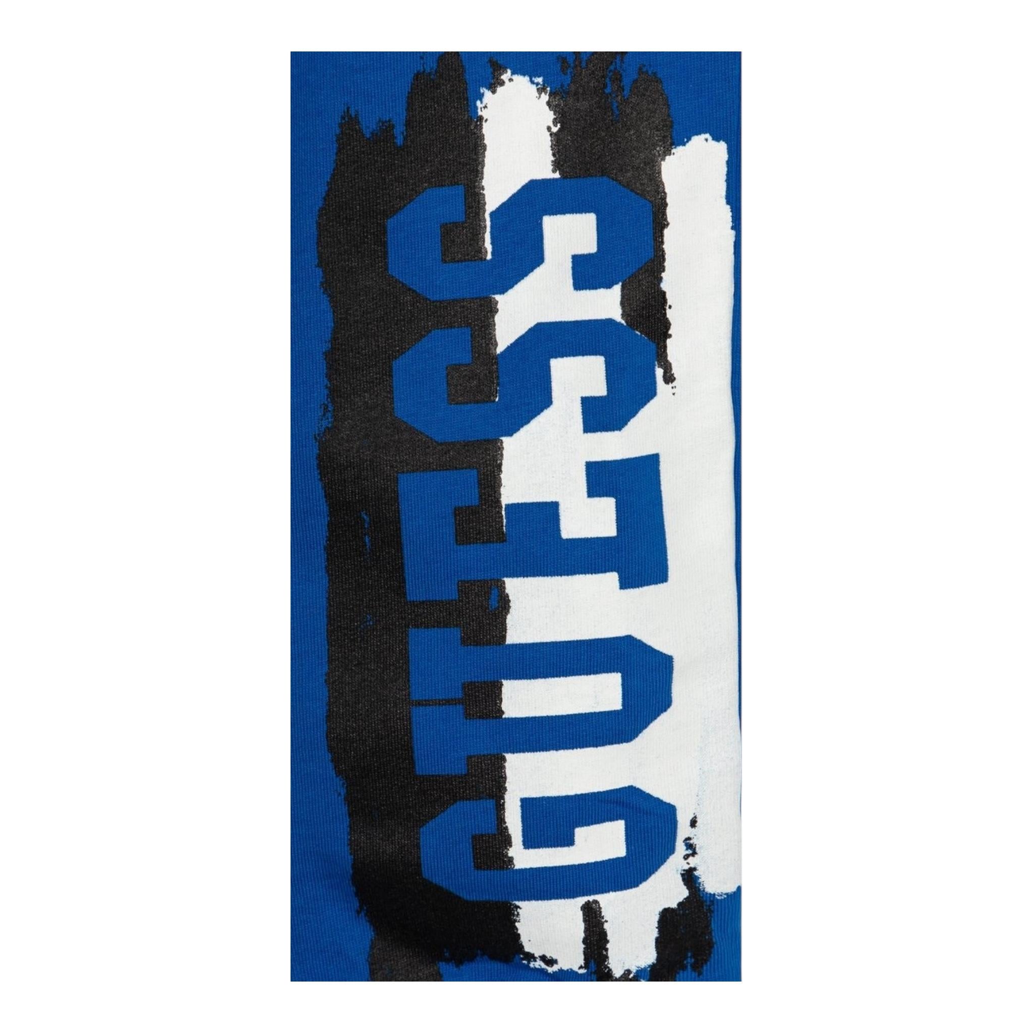 GUESS pantalone tuta tinta unita con stampa logo Blu per Bambino N4YQ11KA6R3 BLU GUESS