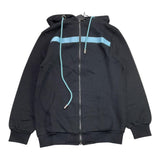 STAY STREET felpa tinta unita con cappuccio e zip Nero per Bambino FB801 NERO STAY STREET