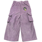 MOUSSE pantalone tinta unita modello a palazzo con elastico in vita Lilla per Bambina HKPCV362 LILLA MOUSSE