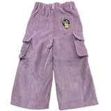 MOUSSE pantalone tinta unita modello a palazzo con elastico in vita Lilla per Bambina HKPCV362 LILLA MOUSSE