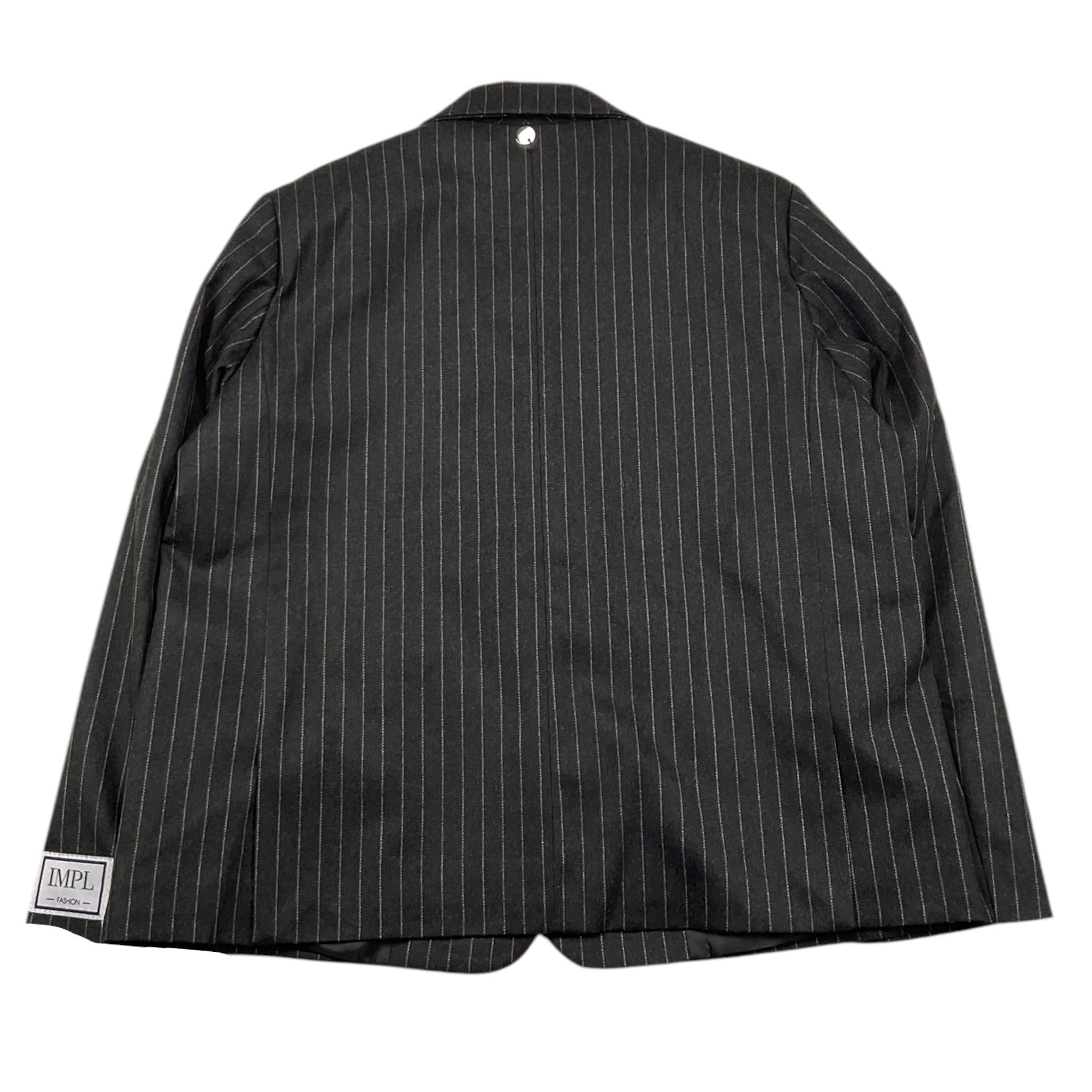 IMPERIAL KIDS giacca tinta unita fantasia a righe con applicazini Nero per Bambina JB88121G68 NERO IMPERIAL KIDS