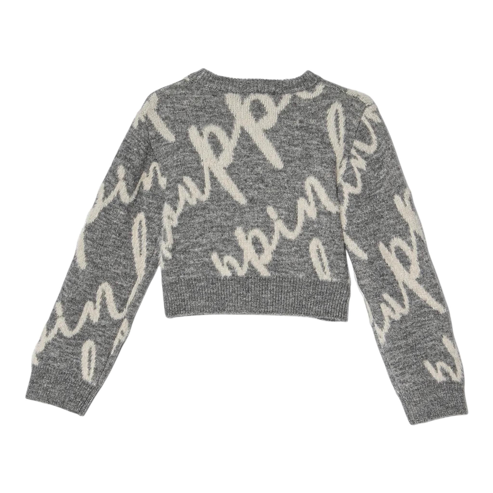 PINKO maglia tinta unita logata girovollo Grigio per Bambina F4PIJGJP019XX GRIGIO PINKO