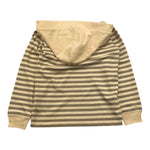 TRUSSARDI shirt tinta unita con fantasia a righe e cappuccio Beige per Bambino TBA25106TS BEIGE TRUSSARDI