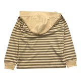 TRUSSARDI shirt tinta unita con fantasia a righe e cappuccio Beige per Bambino TBA25106TS BEIGE TRUSSARDI