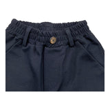 CICCINO pantalone tinta unita cn elastico in vita Blu per Neonato CCB0326 BLU CICCINO