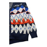 DANIELE ALESSANDRINI cardigan tinta unita con fantasia astratta Blu per Bambino 1231W00039X BLU DANIELE ALESSANDRINI