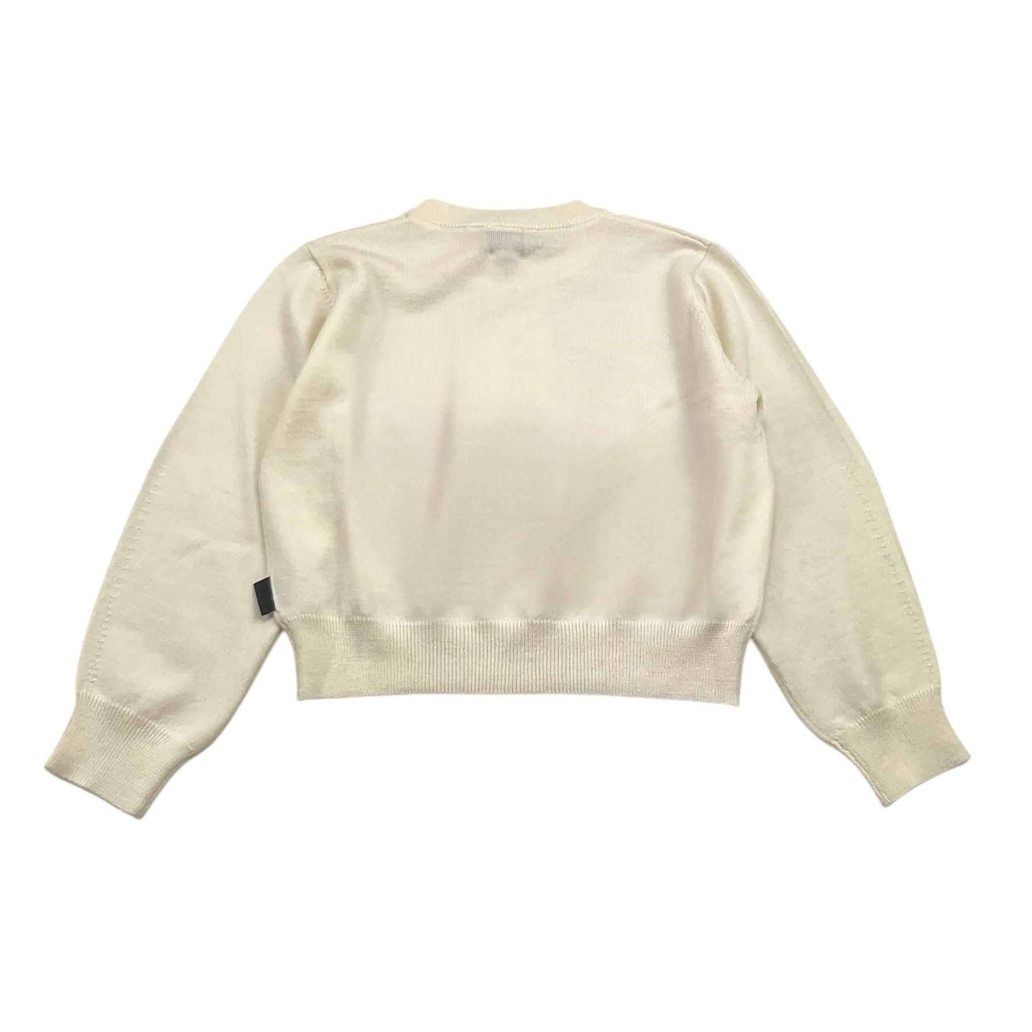 ASPESI maglia tinta unita girocollo Panna per Bambina F24033MAEM908 PANNA ASPESI