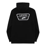VANS felpa chiusa con cappuccio e stampa logo Nero per Bambino VN000JBEBLK1 NERO VANS