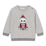 MAYORAL maglia girocollo tinta unita con stampa Grigio per Neonato 23133 GRIGIO MAYORAL