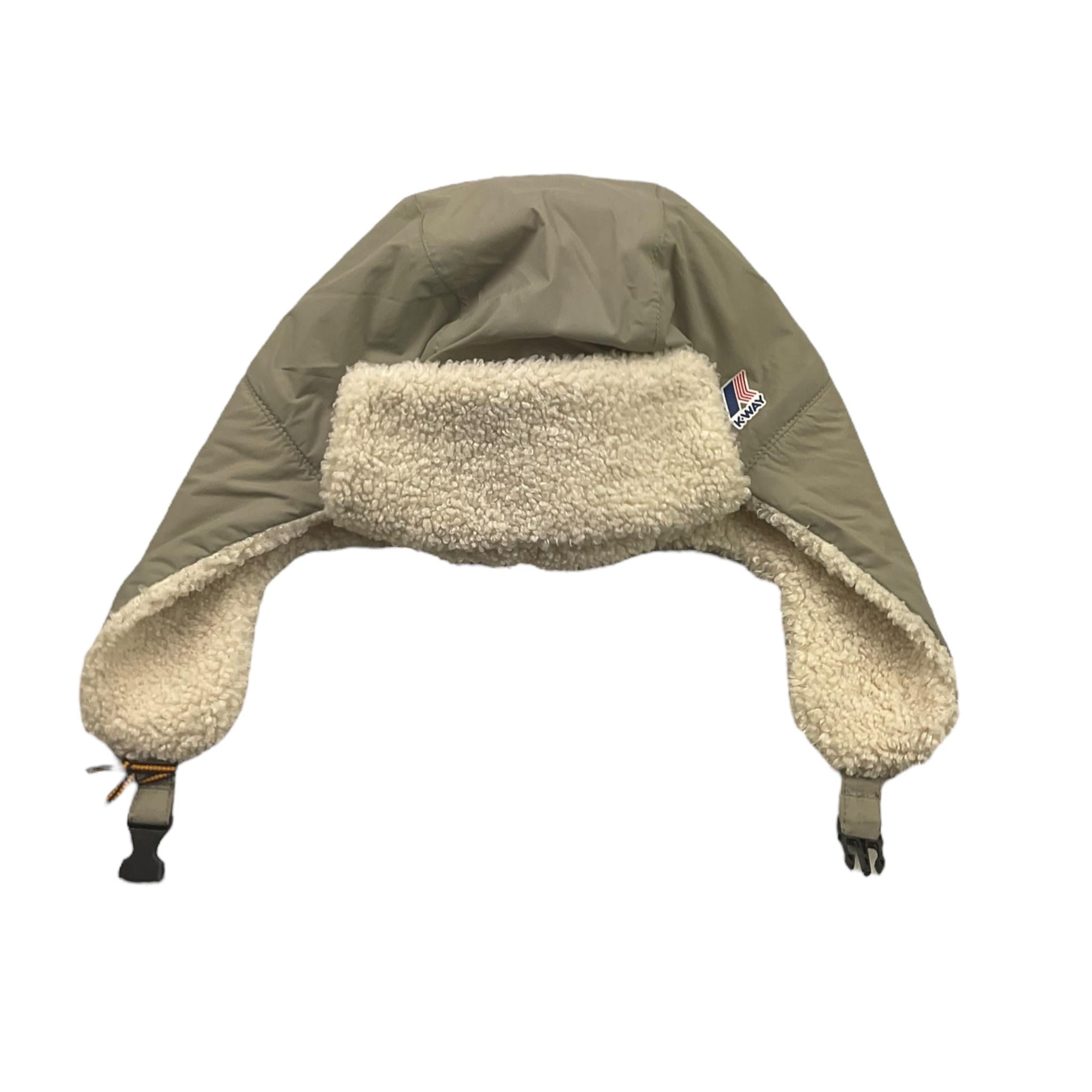 K-WAY cappello tinta unita con stampa Verde per Bambino K31571W VERDE K-WAY