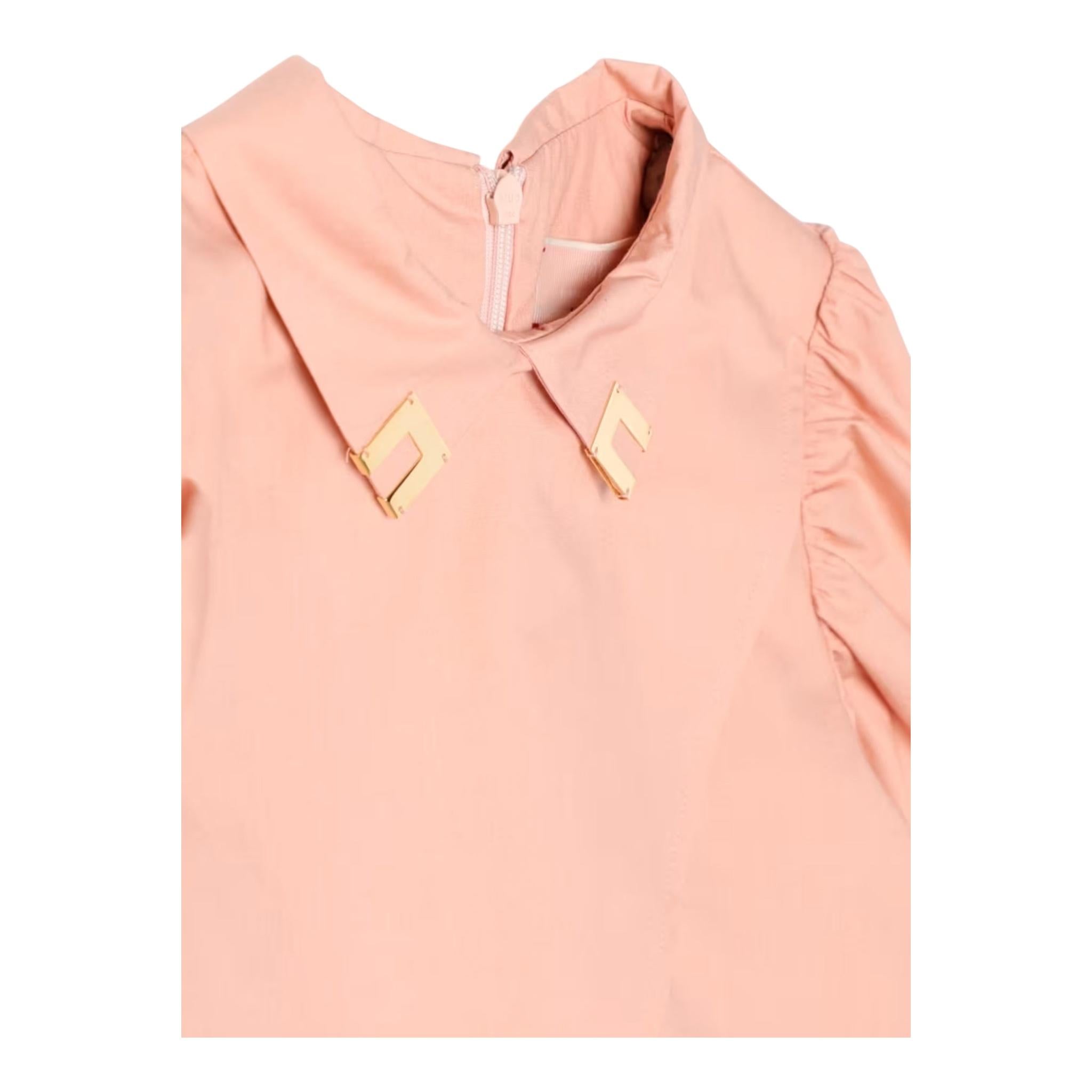 ELISABETTA FRANCHI camicia tinta unita con colletto Rosa per Bambina EFCA220 ROSA ELISABETTA FRANCHI