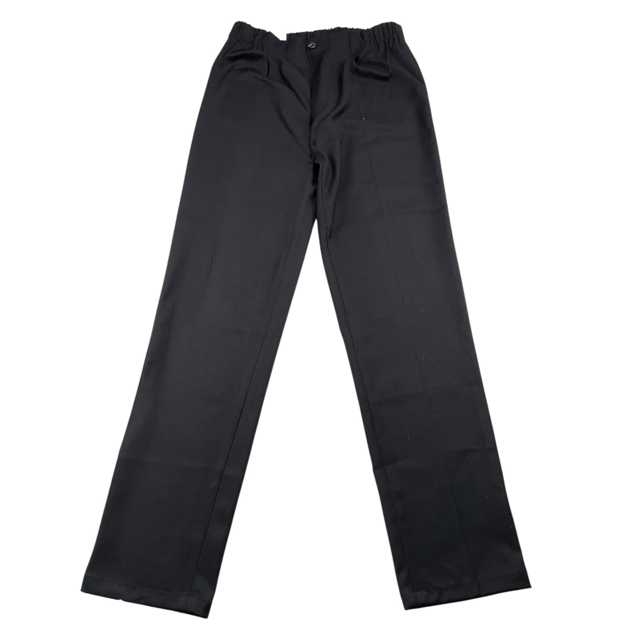 MICHAEL COAL pantalone tinta unita con elastico in vita Nero per Bambino YOUTM7157F24 NERO MICHAEL COAL