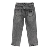 MOSCHINO jeans tinta unita con 5 tasche Nero per Bambina HAP069XX NERO MOSCHINO