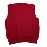LA STUPENDERIA gilet tinta unita in maglia Rosso per Bambina WJGL42 ROSSO LA STUPENDERIA