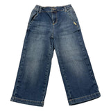 LIU JO jeans tinta unita modello palazzo Blu per Neonata KF2178N BLU LIU JO