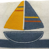 MARLU' coperta tinta unita con stampa e fantasia a righe Bianco per Neonato EF6180 BIANCO MARLU'