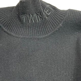 TWINSET maglia modello lupetto tinta unita a costine Nero per Bambina 232GJ390C NERO TWINSET