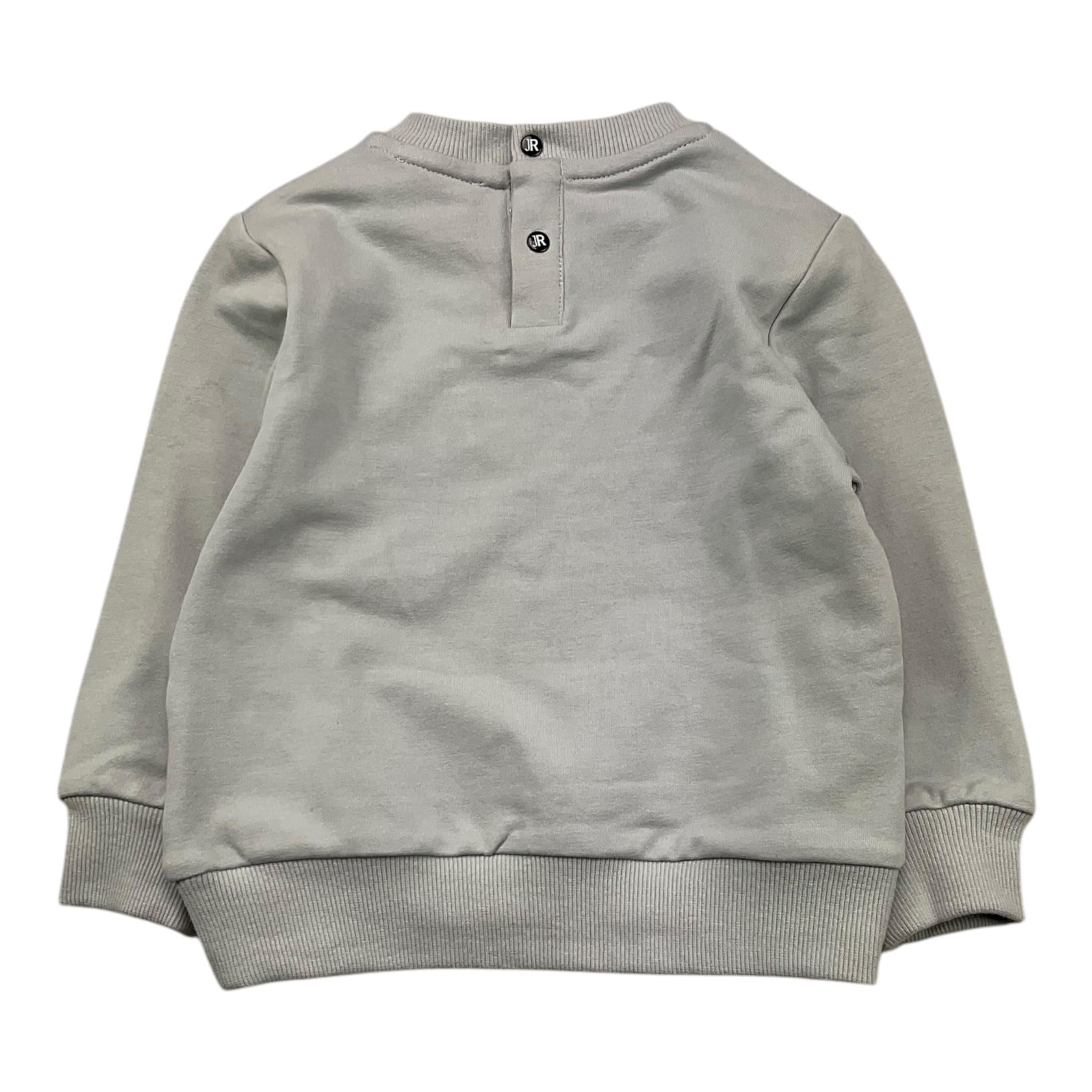 JOHN RICHMOND completo 2pz felpa girocollo tinta unita con stampa-pantalone Grigio per Neonato RIA25055CF GRIGIO JOHN RICHMOND