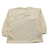 ZHOE & TOBIAH shirt girocollo tinta unita con stampa Panna per Neonato BSS7N PANNA ZHOE & TOBIAH