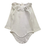 WEDOBLE body manica lunga tinta unita con colletto Bianco per Neonata I1911616E BIANCO WEDOBLE