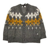 JECKERSON cardigan tinta unita cn rombi Grigio per Bambino JB4343 GRIGIO JECKERSON