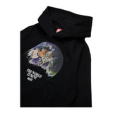 DIESEL felpa tinta unita con cappuccio e stampa Nero per Bambino J02003 NERO DIESEL