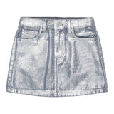DIESEL gonna tinta unita con girovita regolabile Argento per Bambina J00958 ARGENTO DIESEL