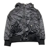MOSCHINO giubbino tinta unita con zip e cappuccio Nero per Bambino HUS05G NERO MOSCHINO