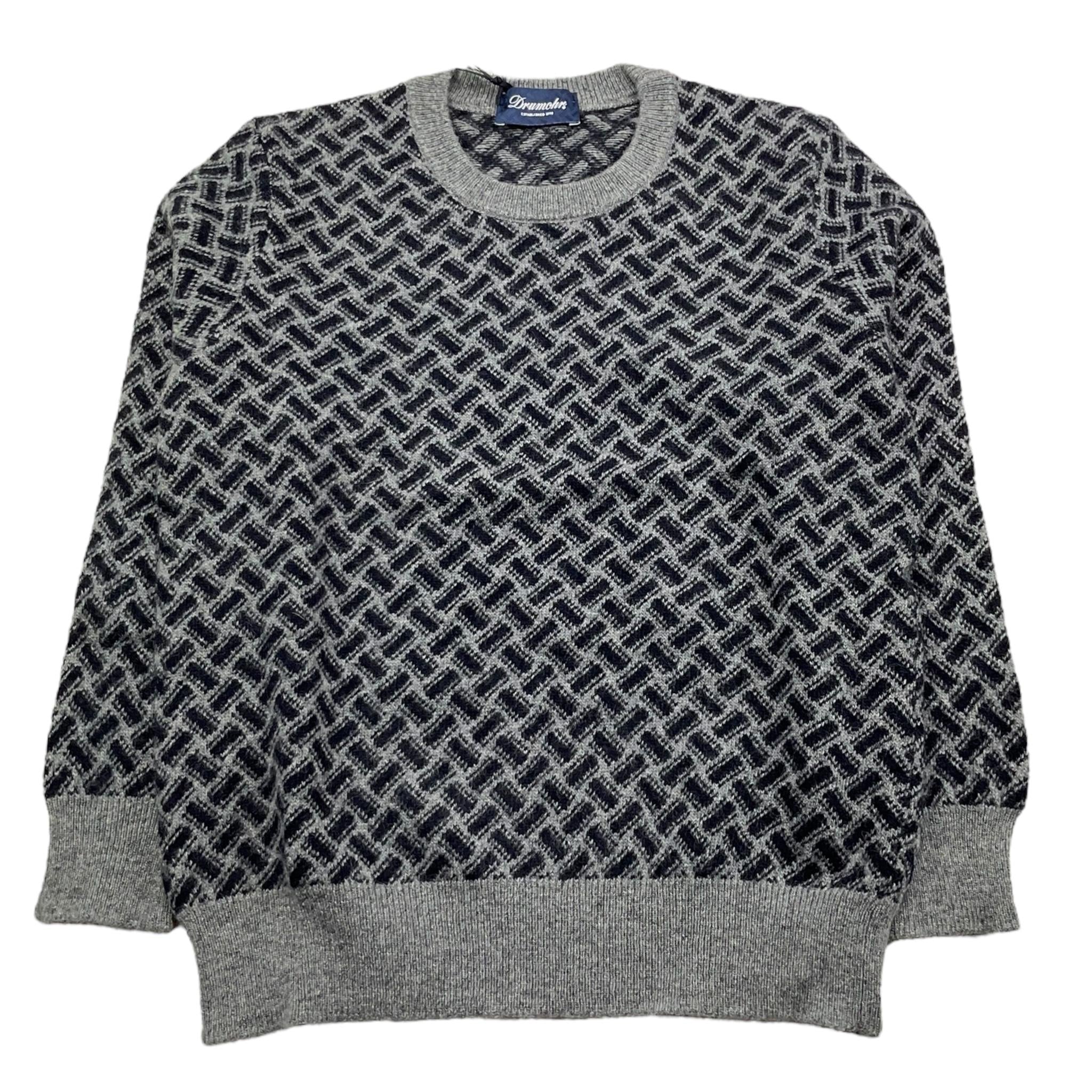 DRUMOHR maglia girocollo stampa fantasia Grigio/blu per Bambino W3SW65 GRIGIO/BLU DRUMOHR