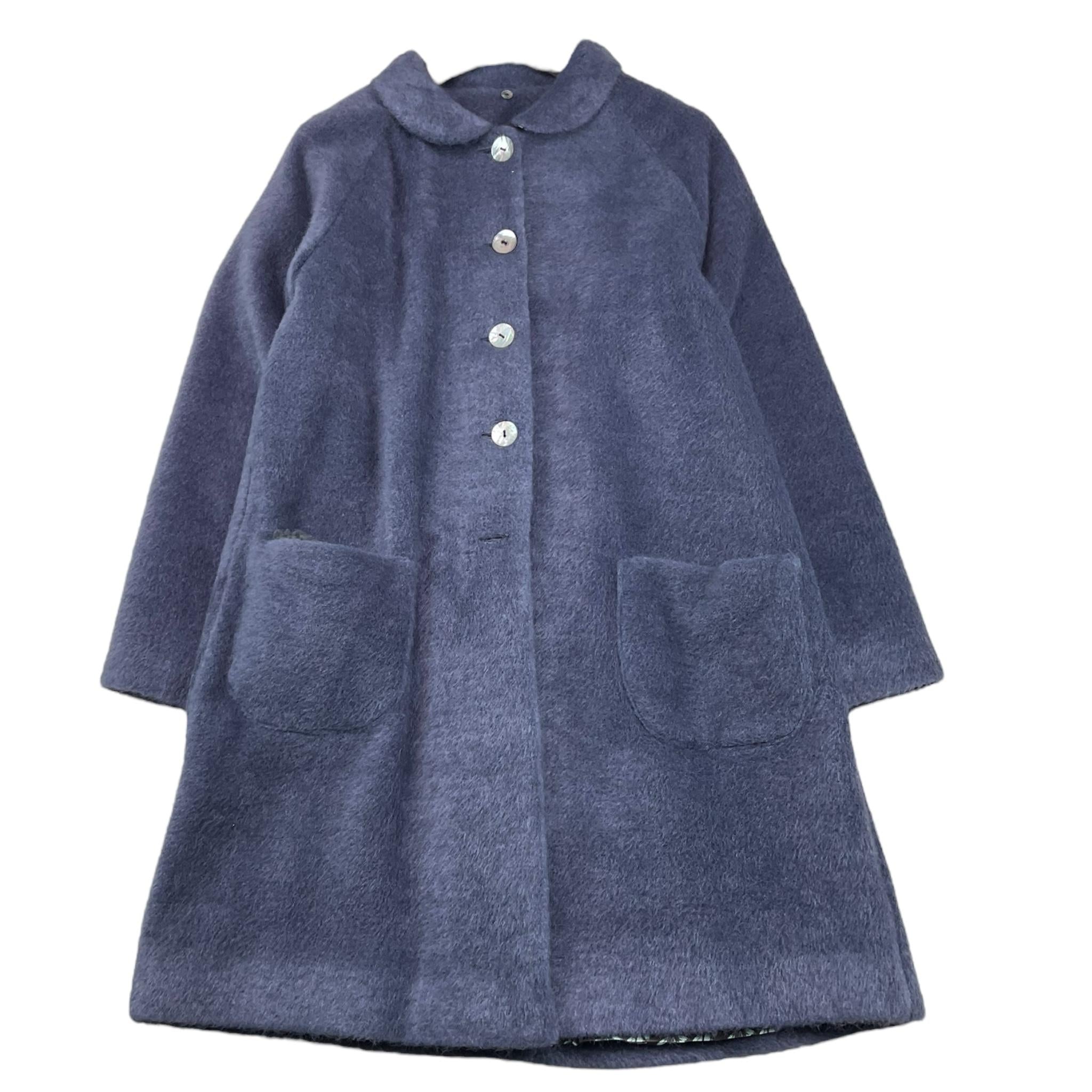 CAFFE' D'ORZO cappotto tinta unita con tasche Blu per Bambina CAROLA BLU CAFFE' D'ORZO
