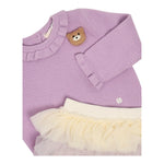 LIU JO complet 2 pezzi maglia-gonna  Lilla per Neonata HF4051 LILLA LIU JO
