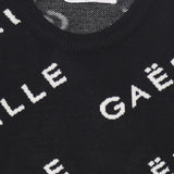 GAELLE abito in maglia tinta unita logato Nero per Bambina 2741VW00416 NERO GAELLE