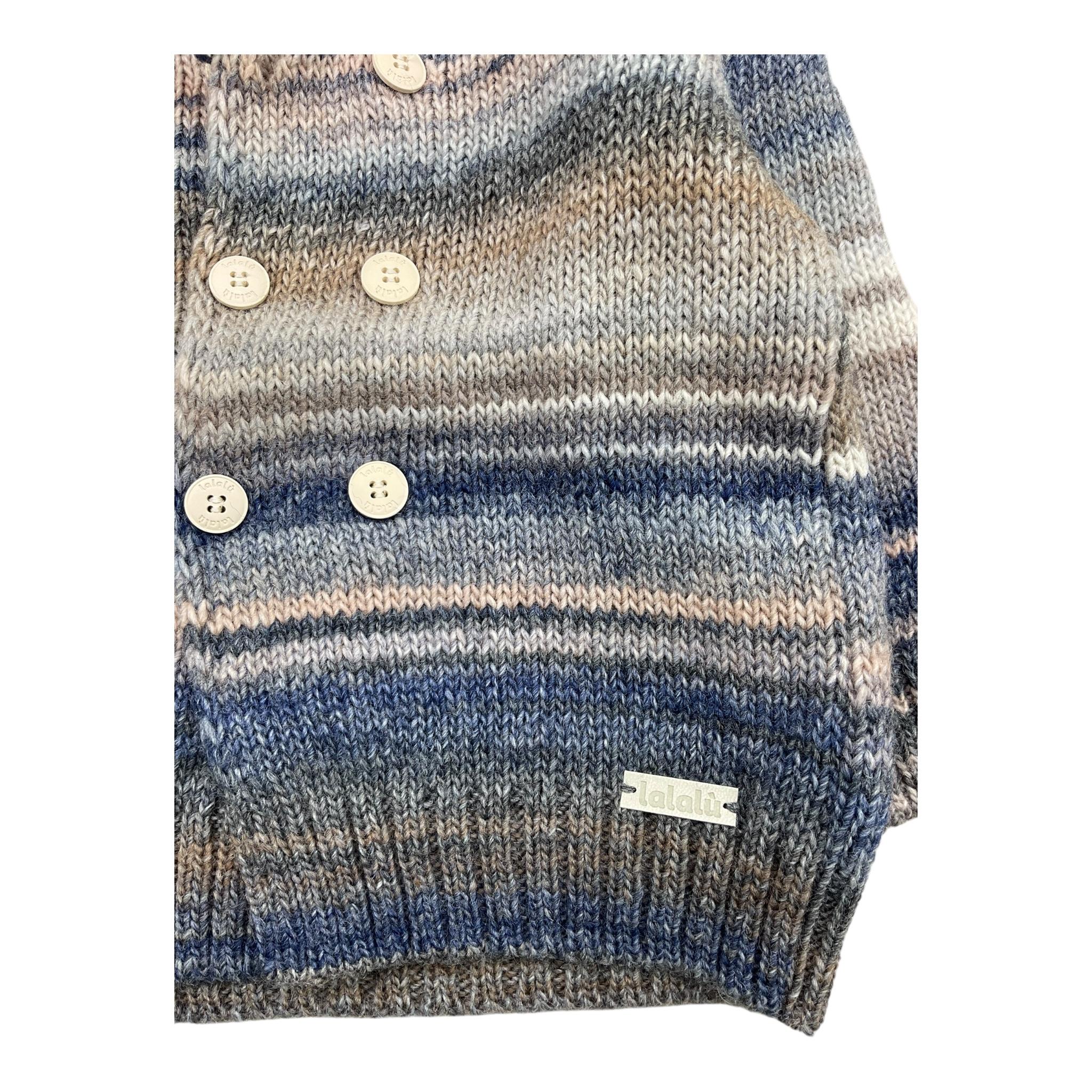 LALALU' cardigan con cappuccio multicolor Multicolor per Neonato GBL03N MULTICOLOR LALALU'