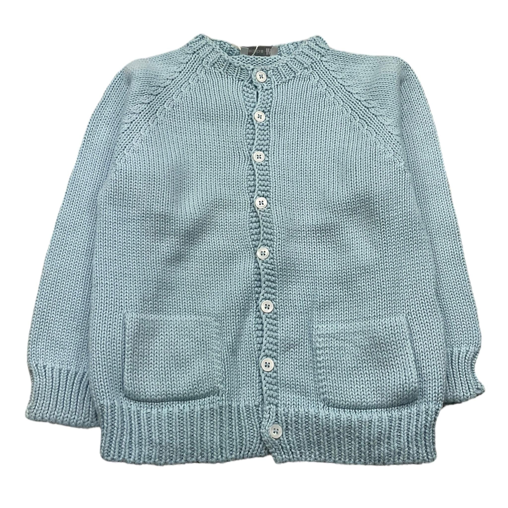 WEDOBLE cardigan tinta unita con taschini Azzurro per Neonato V2013308J AZZURRO WEDOBLE