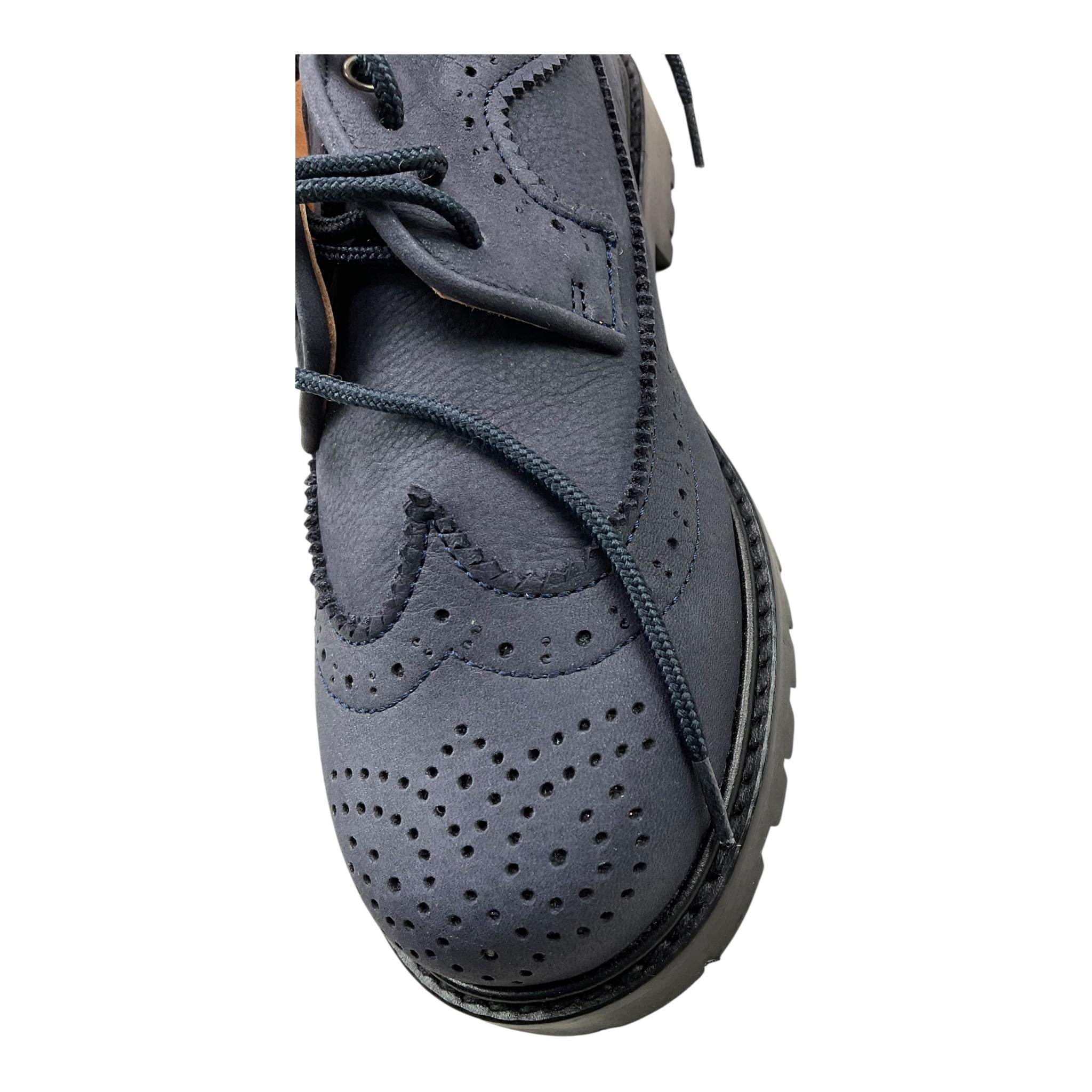 ELI  inglesine tinta unita con lacci Blu per Bambino 7876Z BLU ELI