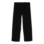 MOSCHINO pantalone tinta unita modello palazzo con bottoni in contrasto Nero per Bambina HDP05YX NERO MOSCHINO