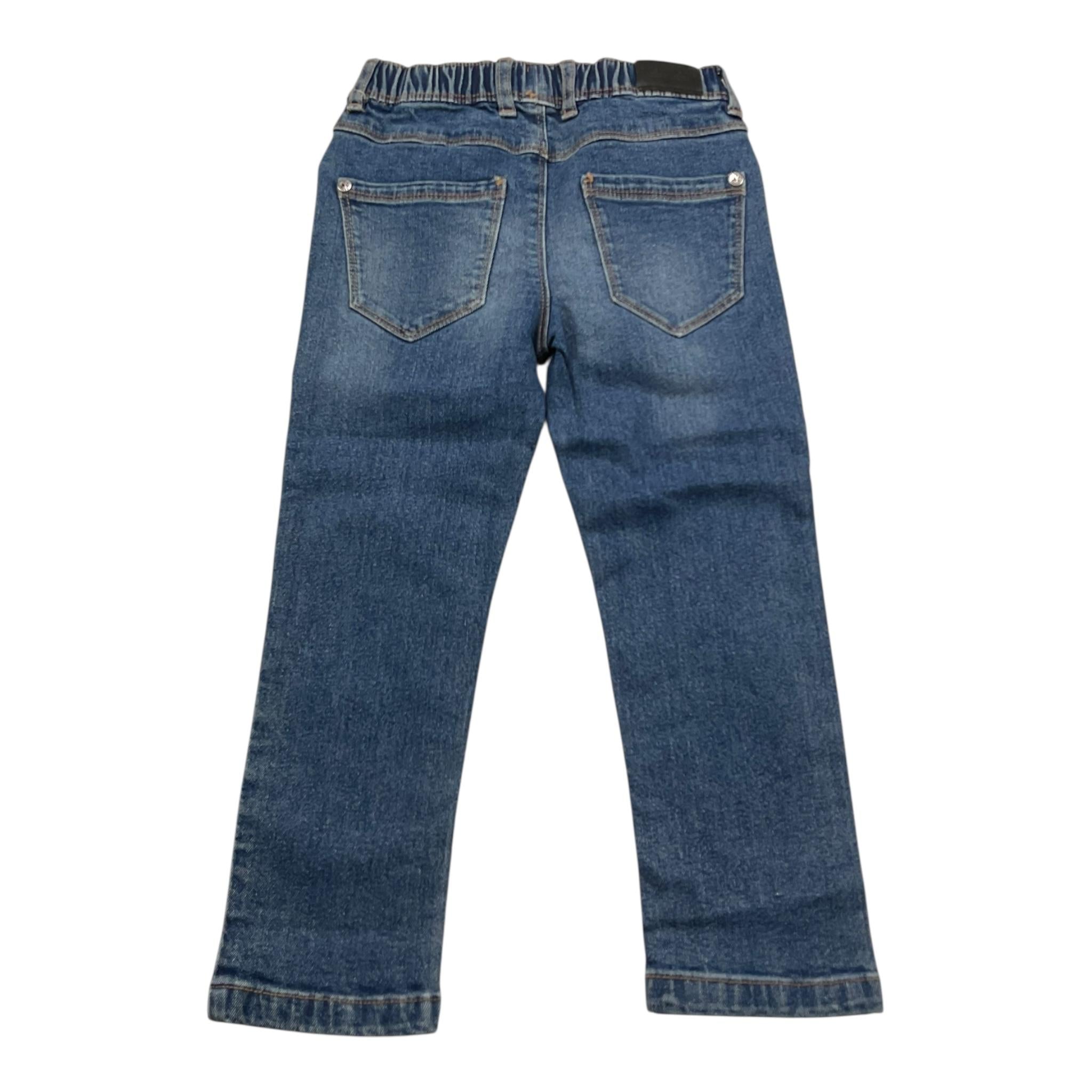JOHN RICHMOND jeans tinta unita con stampa Azzurro per Neonato RIA24065JE AZZURRO JOHN RICHMOND
