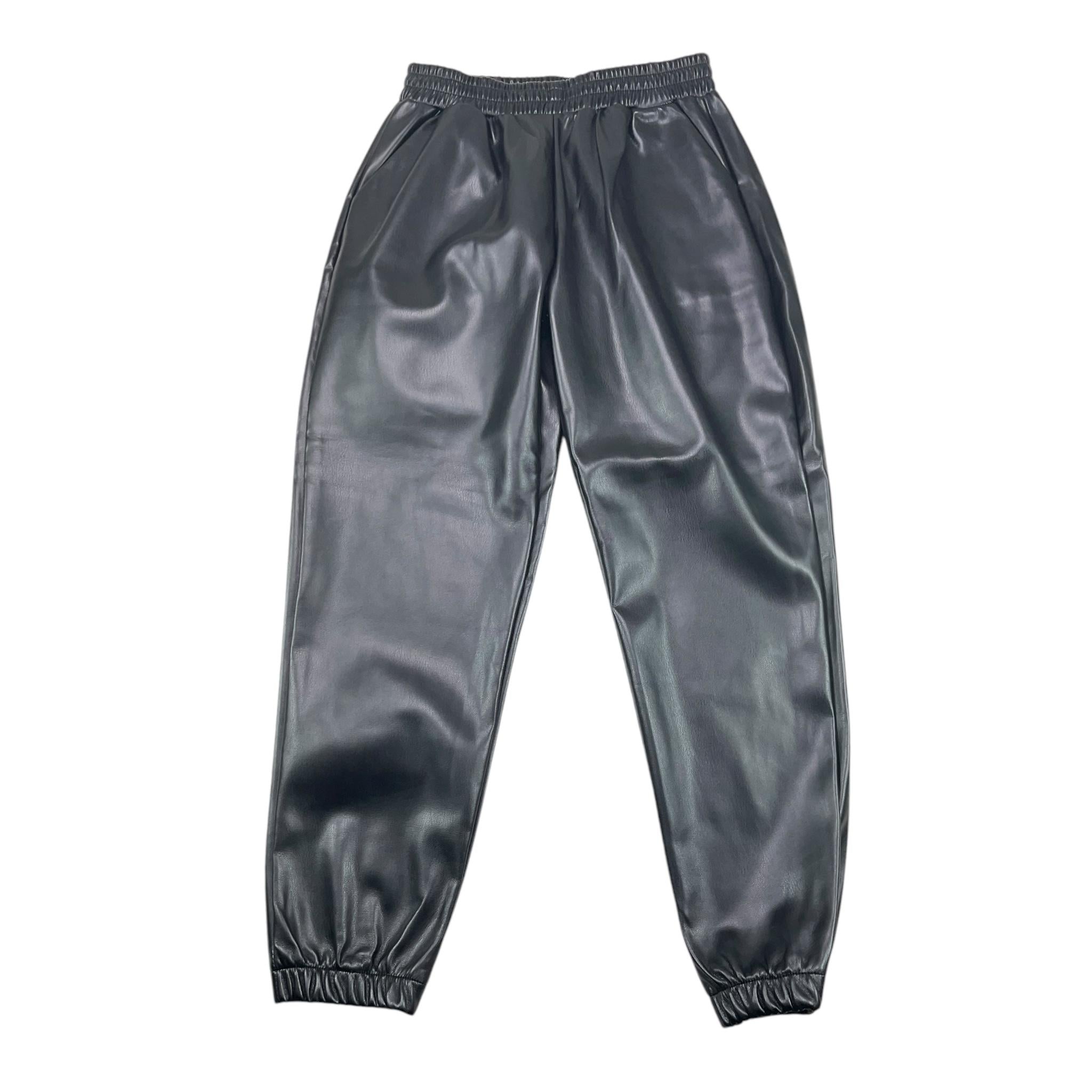 IMPERIAL KIDS pantalone tinta unita in ecopelle Nero per Bambina PE39200G68 NERO IMPERIAL KIDS