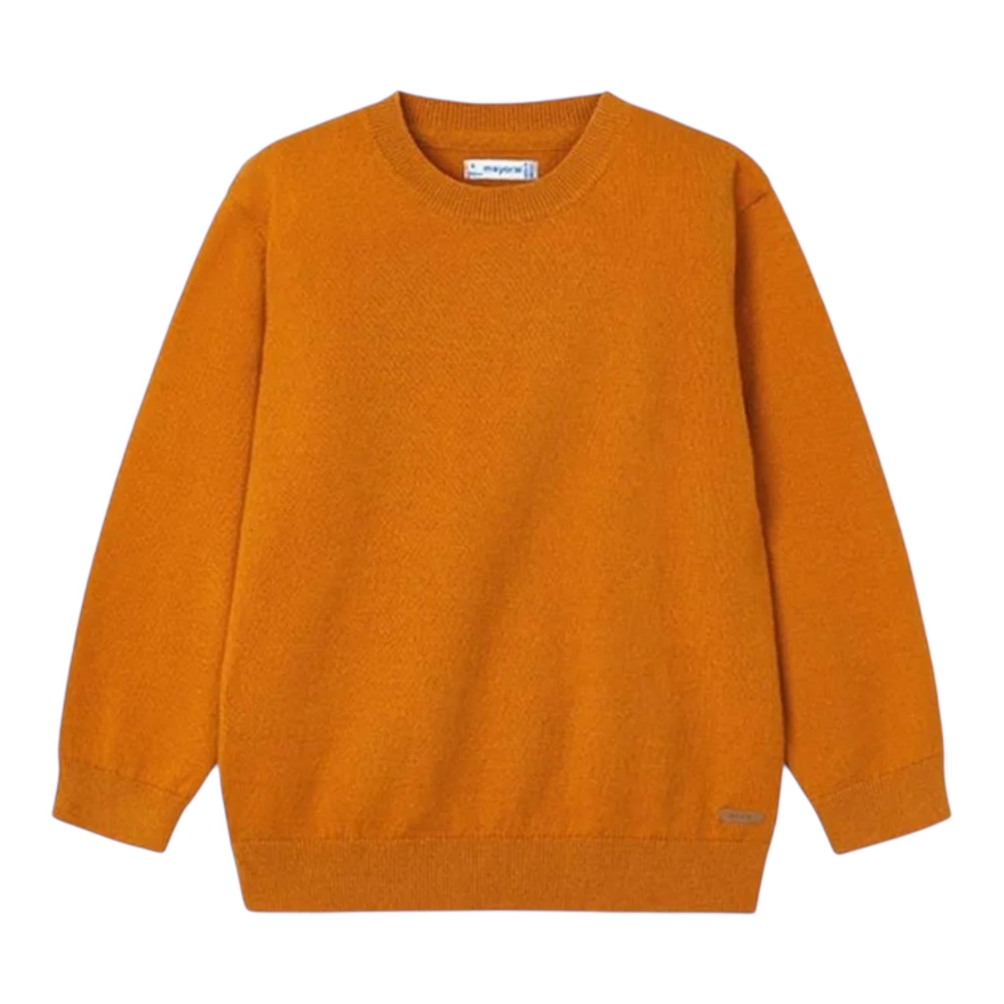 MAYORAL maglia girocollo tinta unita Arancione per Bambino 323XX ARANCIONE MAYORAL
