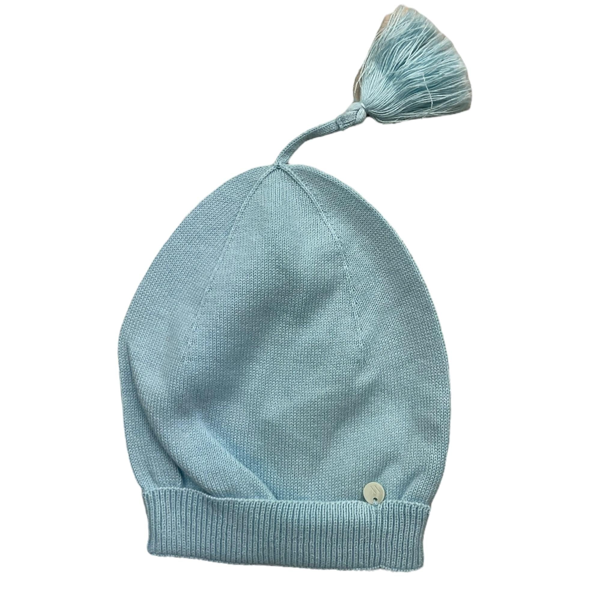 WEDOBLE cappello tinta unita con logo Azzurro per Neonato V2110307D AZZURRO WEDOBLE