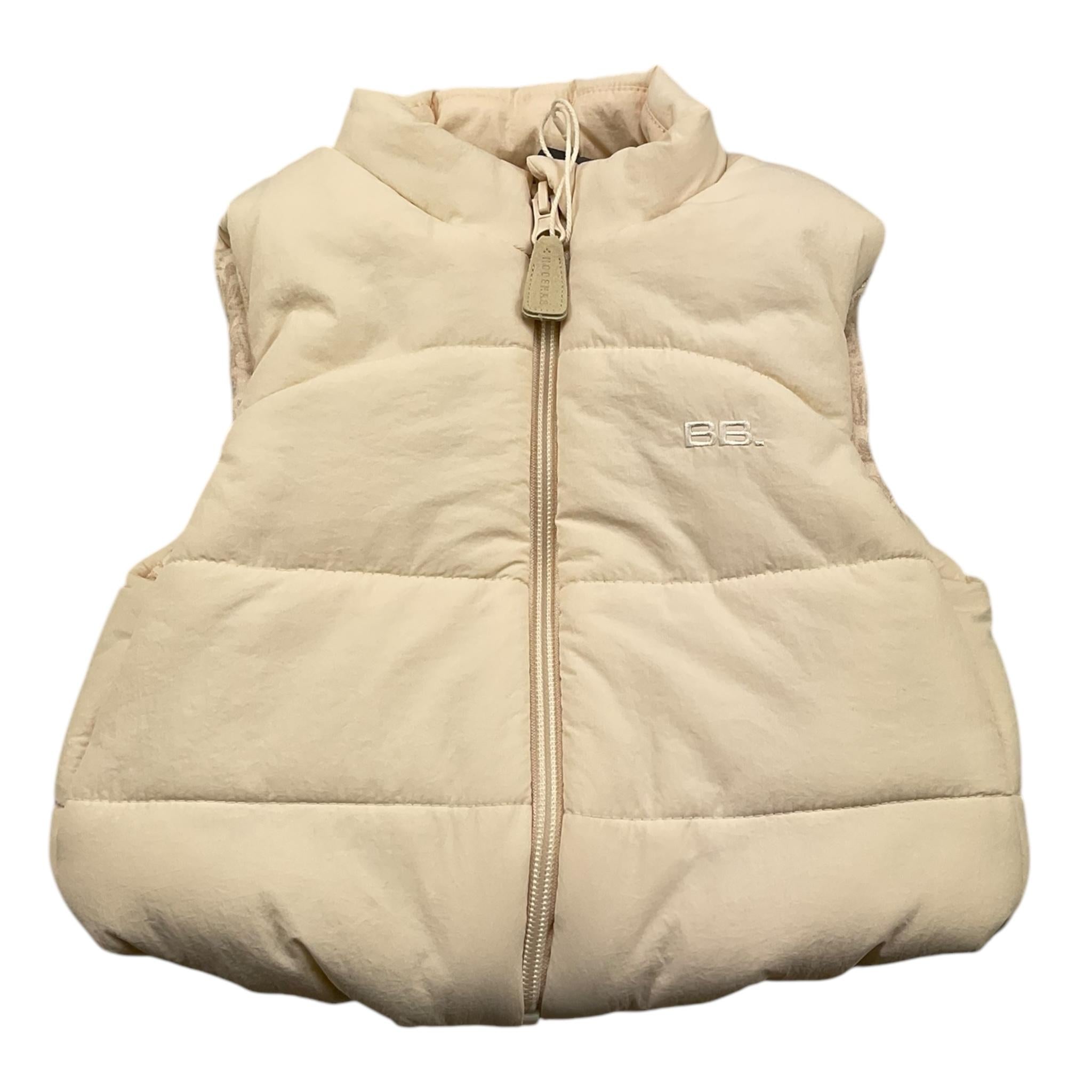 BAMBOOM+BABIES smanicato tinta unita Avorio per Neonata PINK AVORIO BAMBOOM+BABIES