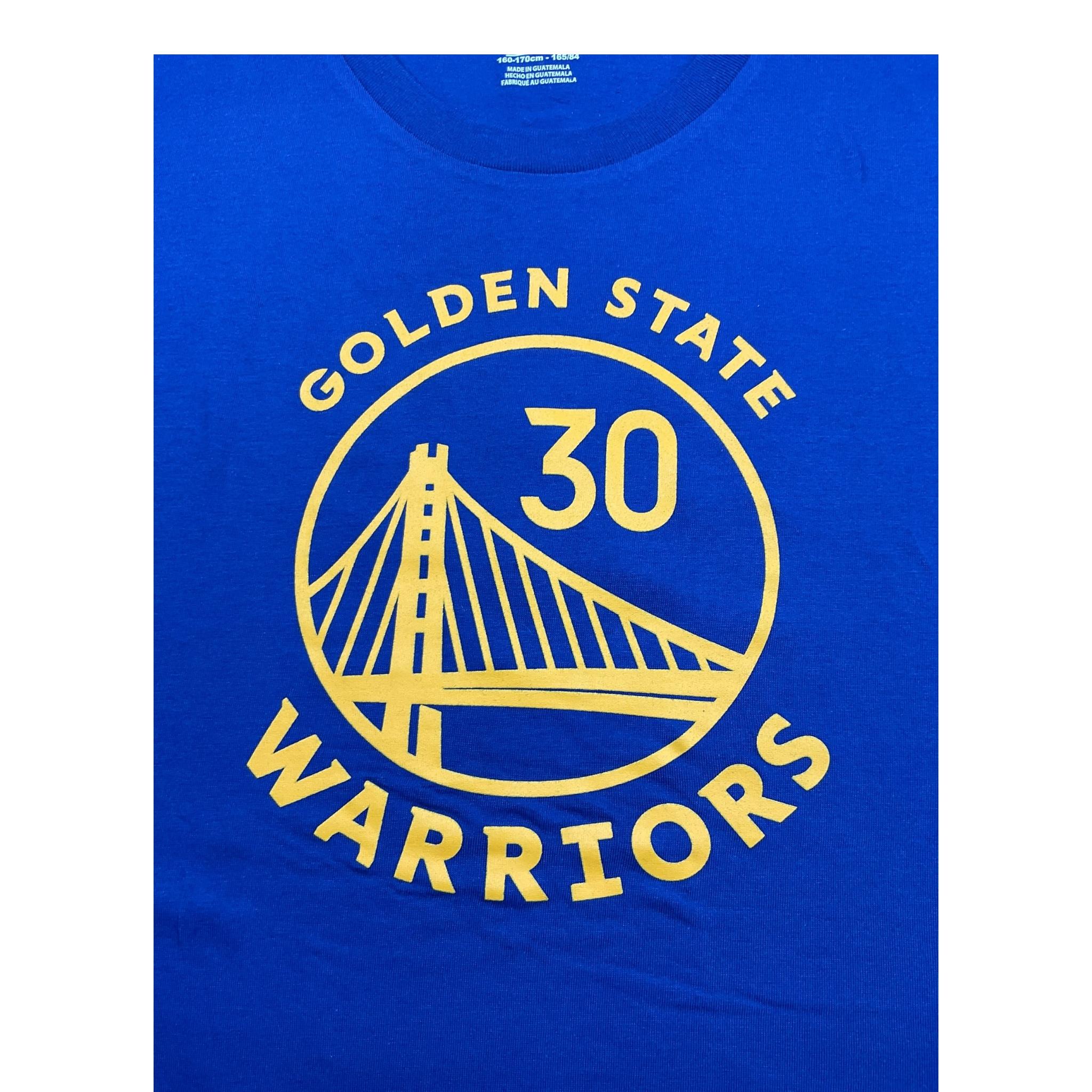 NBA t-shirt girocollo tinta unita con stampa Blu per Bambino EK2B7NN00B01 BLU NBA